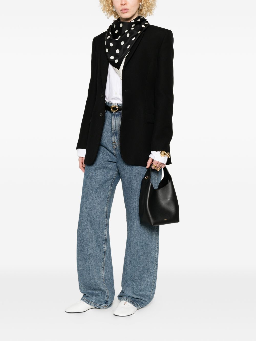Celine Women Hobo Teen Leather Handbag CELINE
