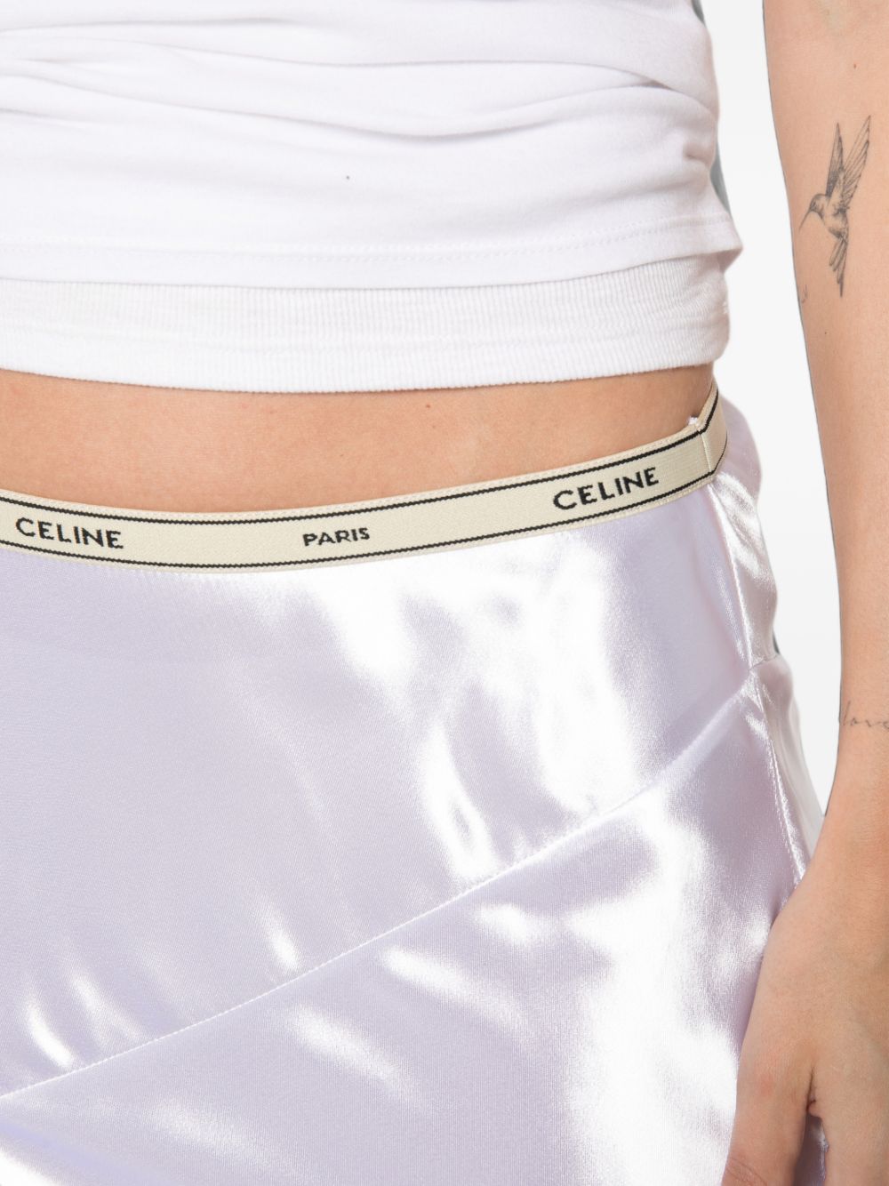 Celine Women Satin Long Skirt CELINE