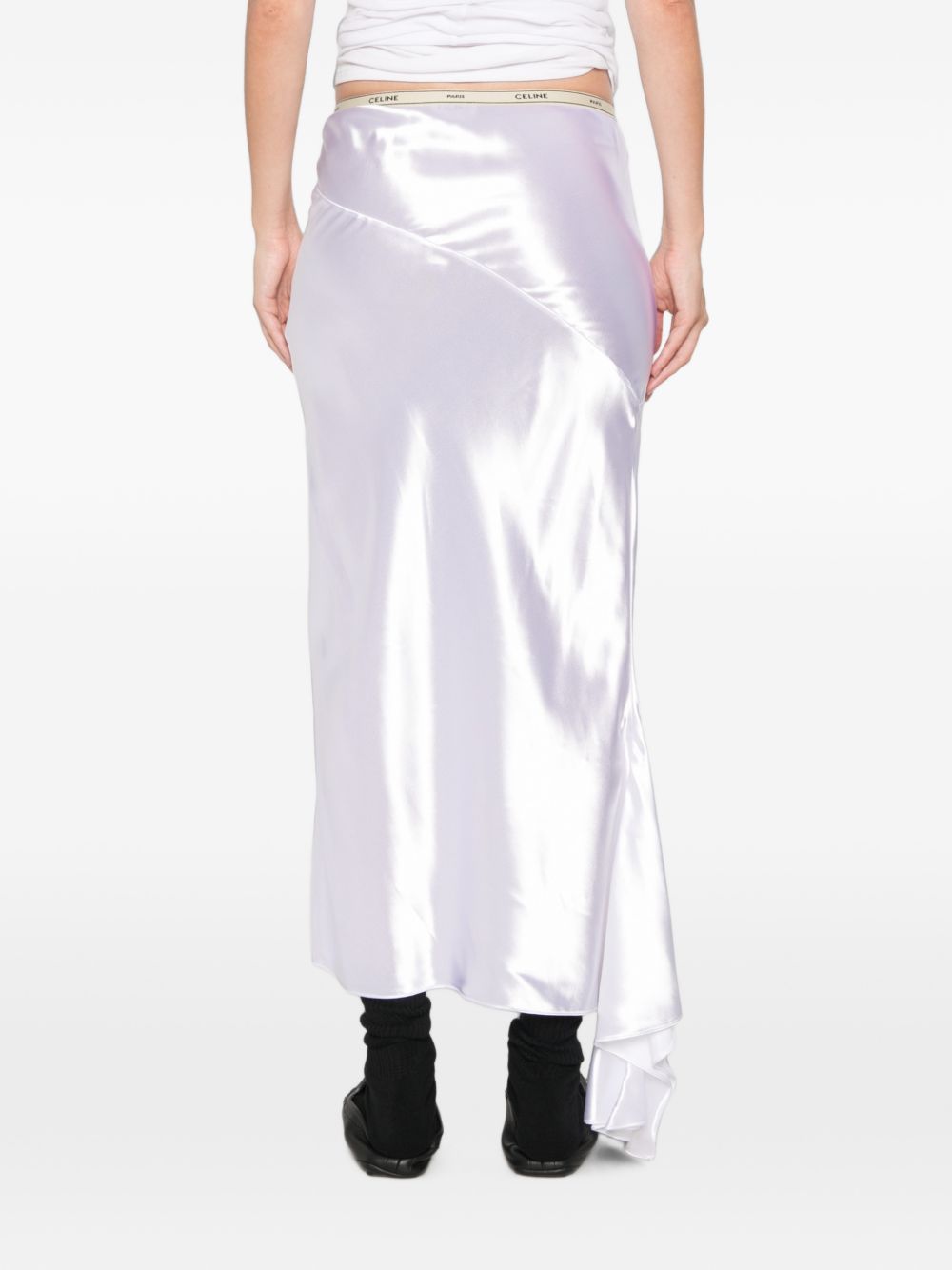 Celine Women Satin Long Skirt CELINE