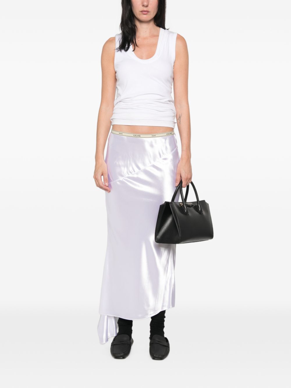 Celine Women Satin Long Skirt CELINE