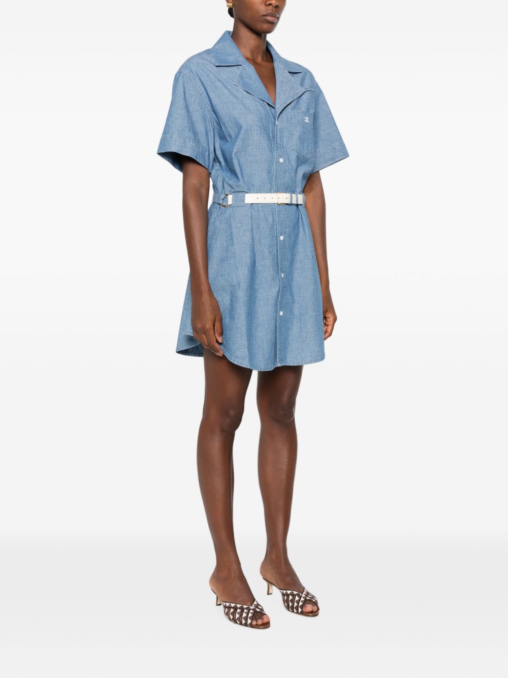 Celine Women Denim Cotton Dress CELINE