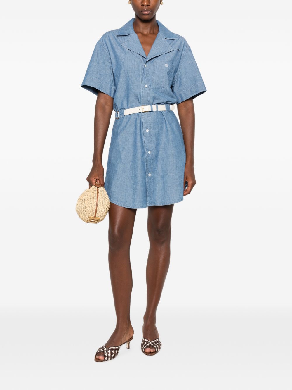 Celine Women Denim Cotton Dress CELINE