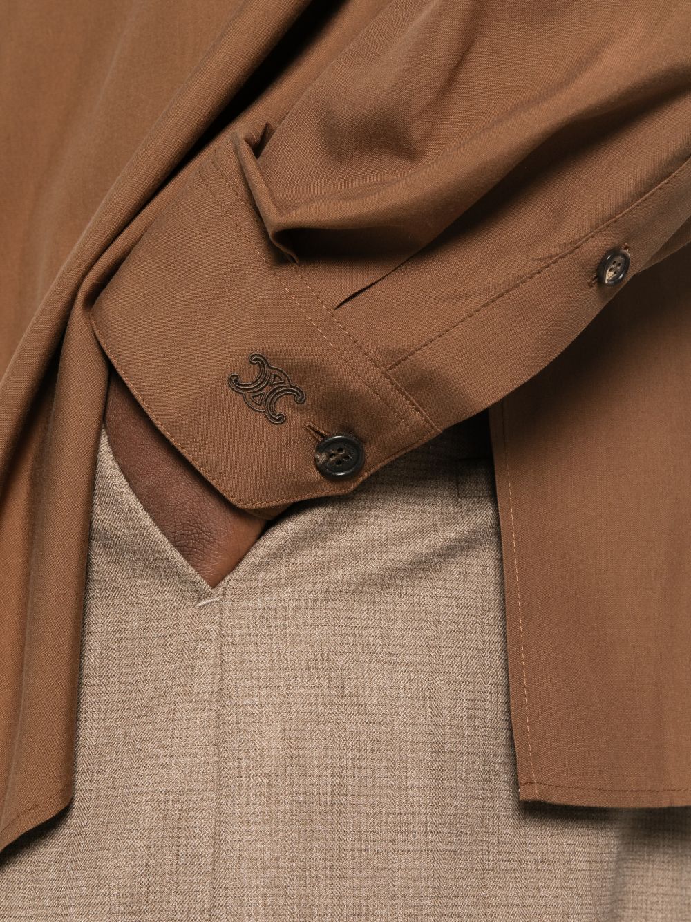 Celine Women Canvas Overshirt CELINE