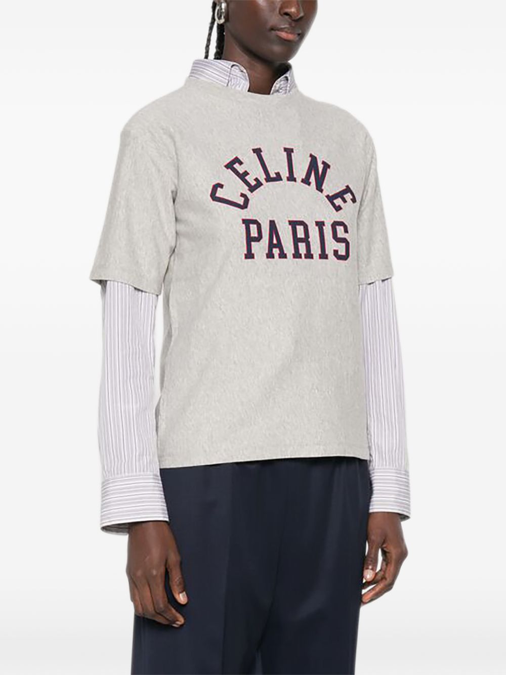 Celine Women Logo Cotton T-Shirt CELINE