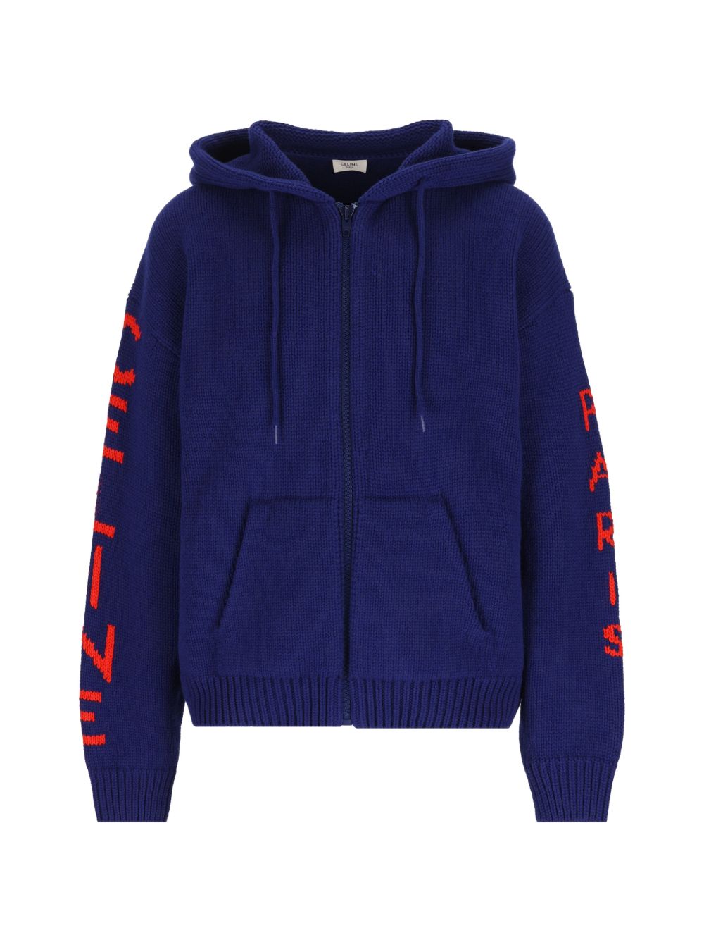 Celine Men Logo Wool Hoodie CELINE