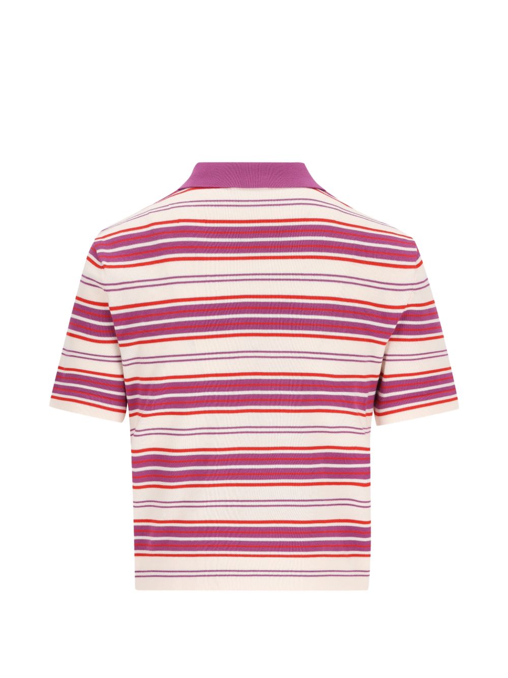 Celine Women Striped Cotton Polo Shirt CELINE