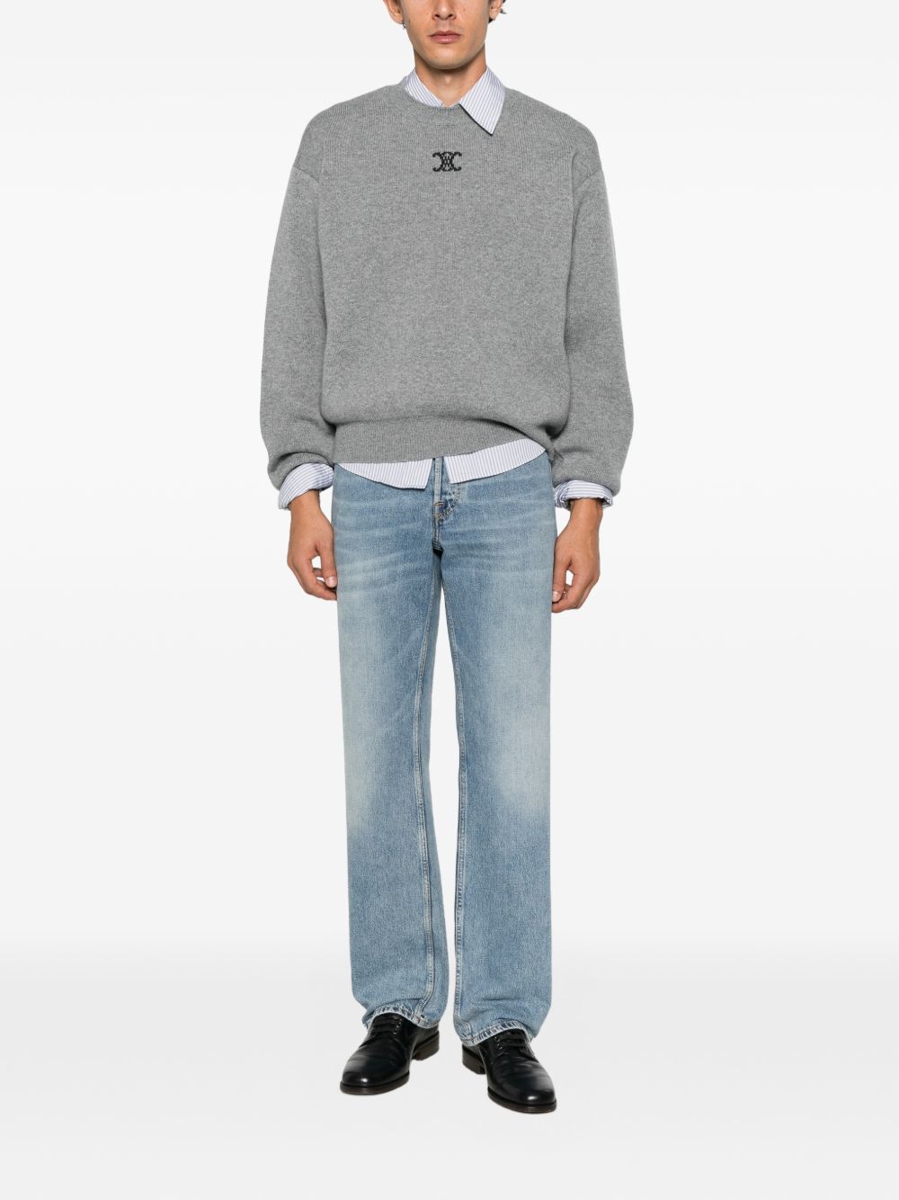 Celine Men Cashmere Crewneck Sweater CELINE