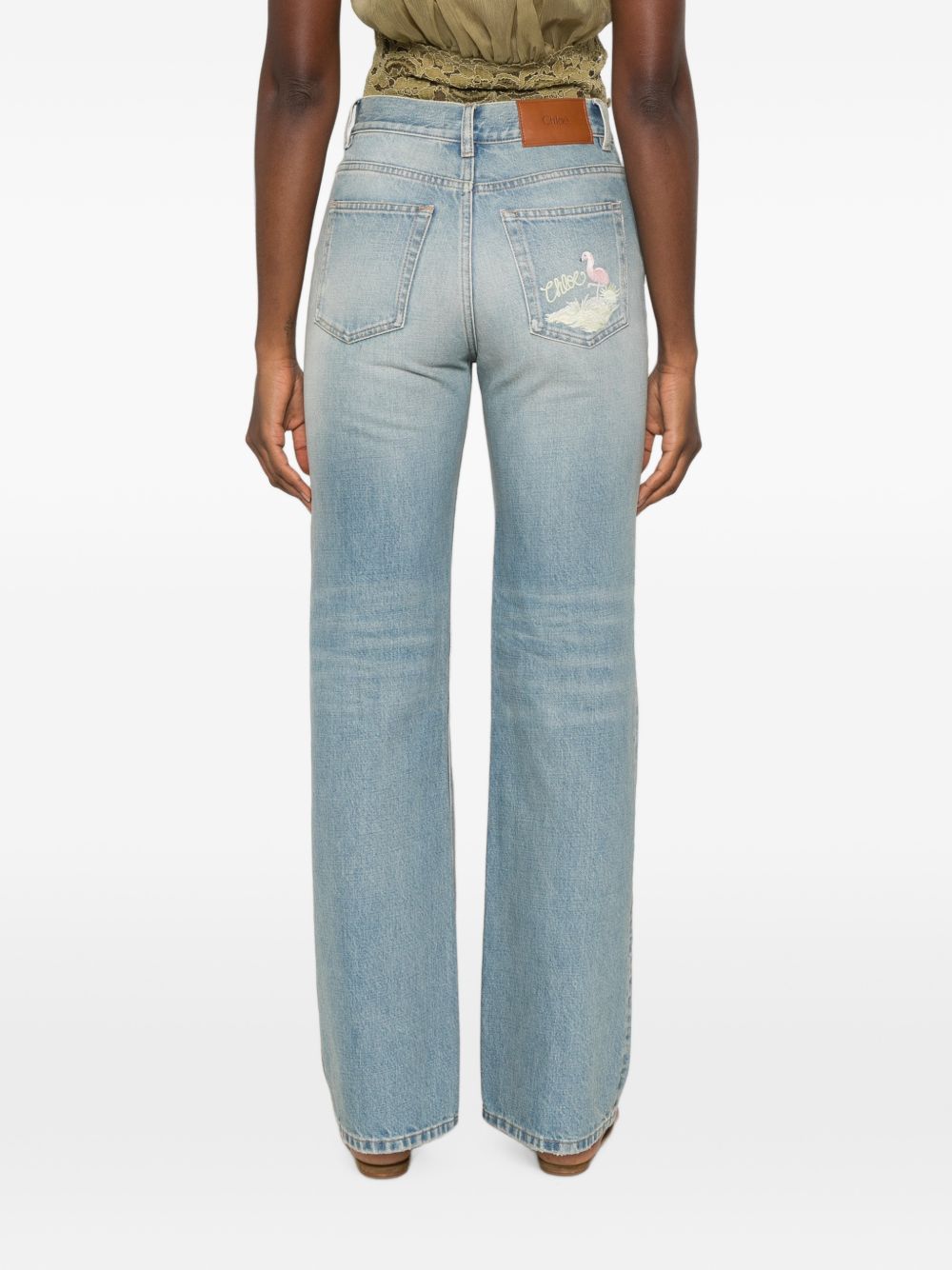 Chloé Women Flared Leg Denim Jeans CHLOE