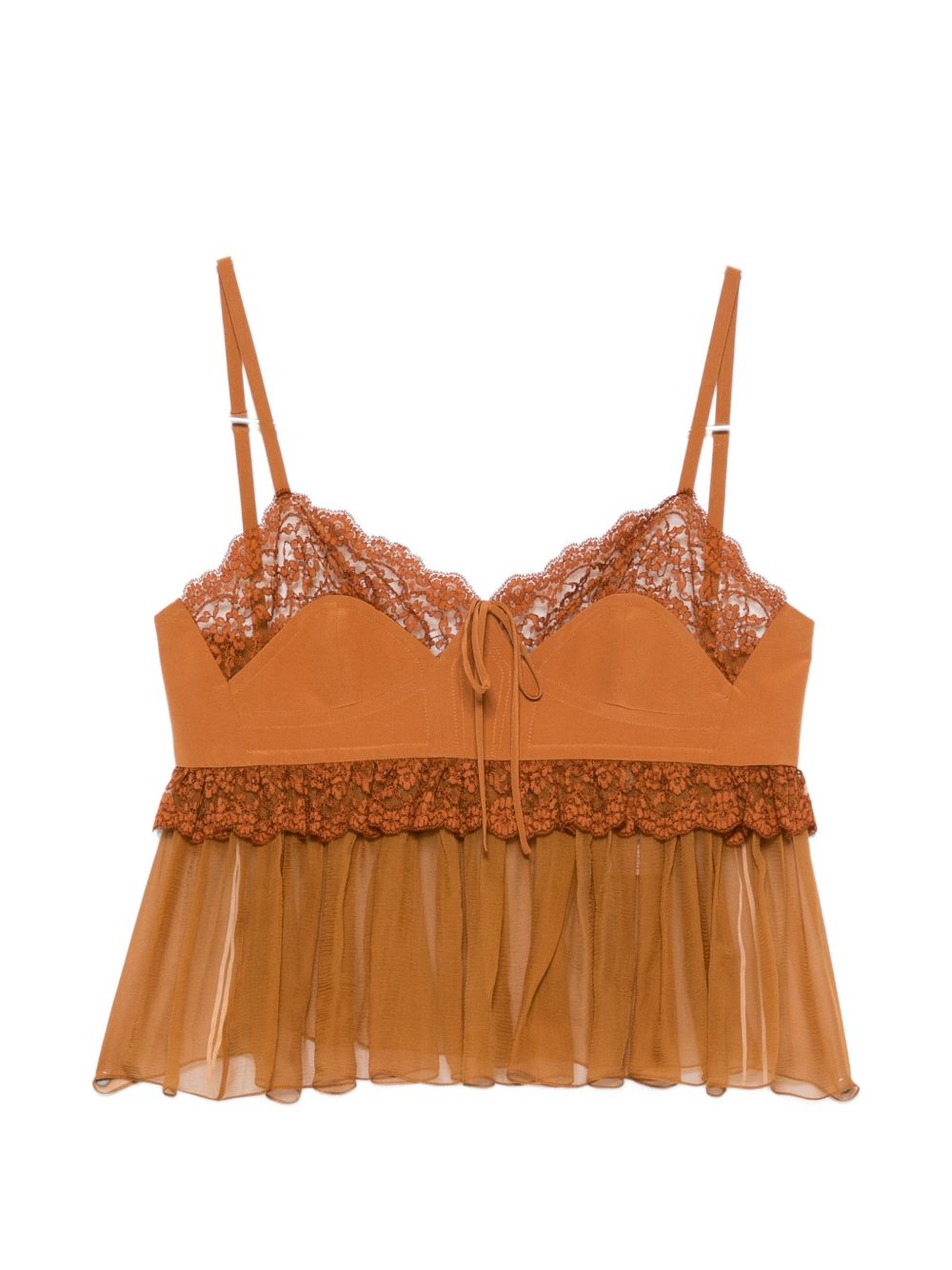 Chloé Women Silk Laced Top CHLOE