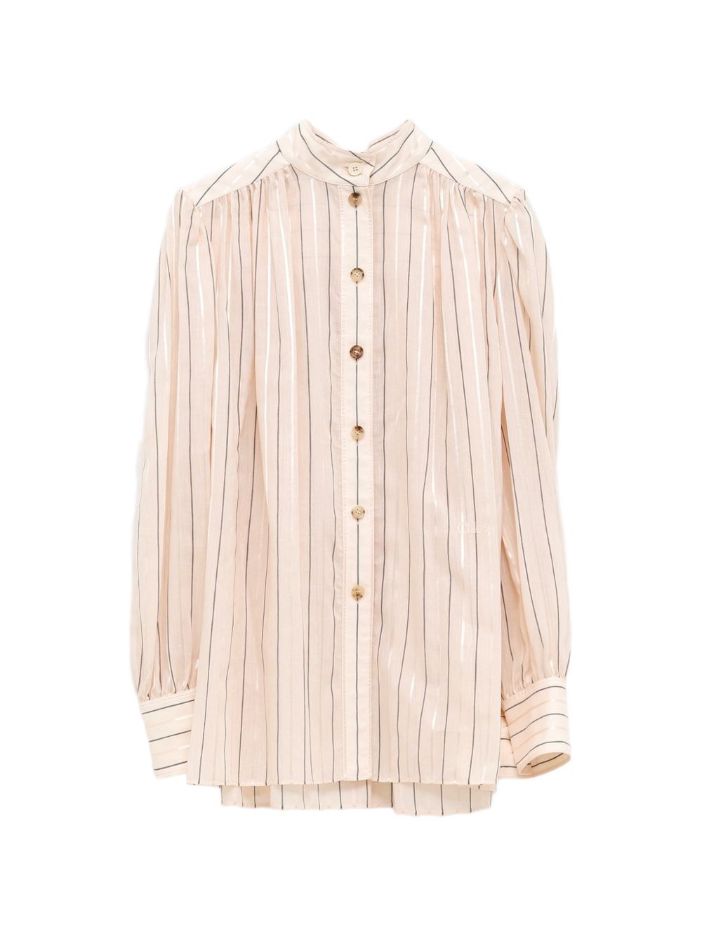 Chloé Women Striped Silk Shirt CHLOE