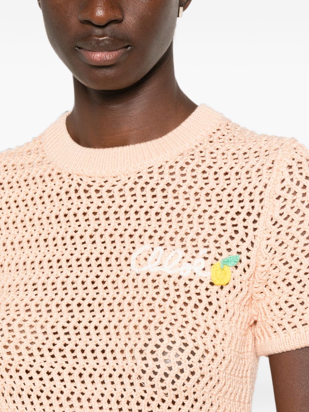 Chloé Women Cotton Knit Sweater CHLOE