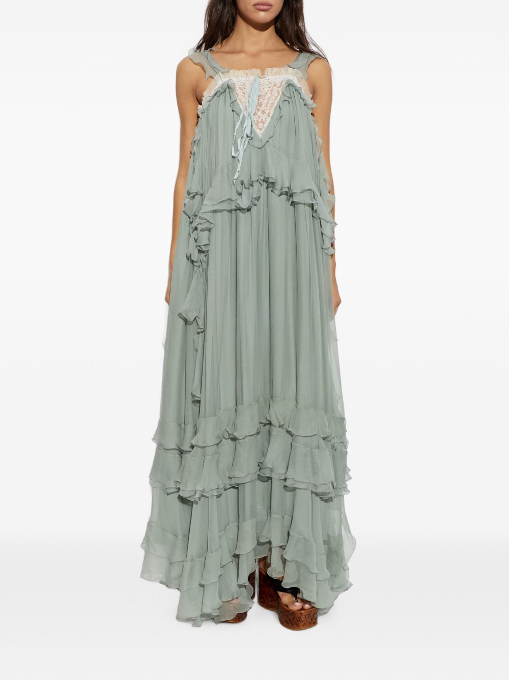 Chloé Women Silk Maxi Dress CHLOE