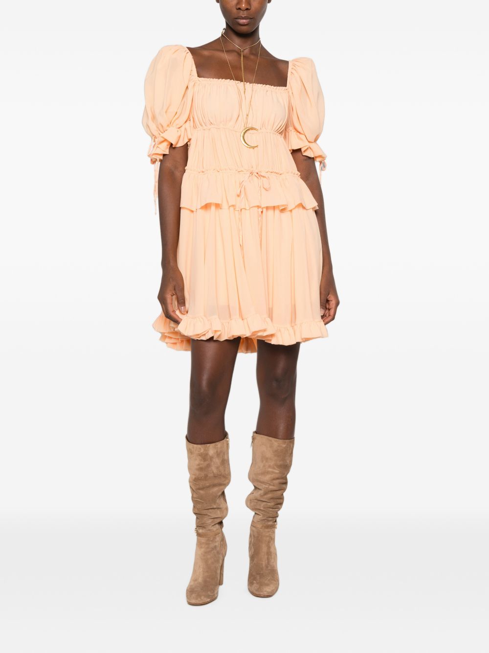 Chloé Women Silk Mini Dress CHLOE