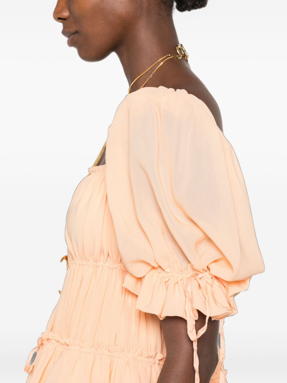 Chloé Women Silk Mini Dress CHLOE