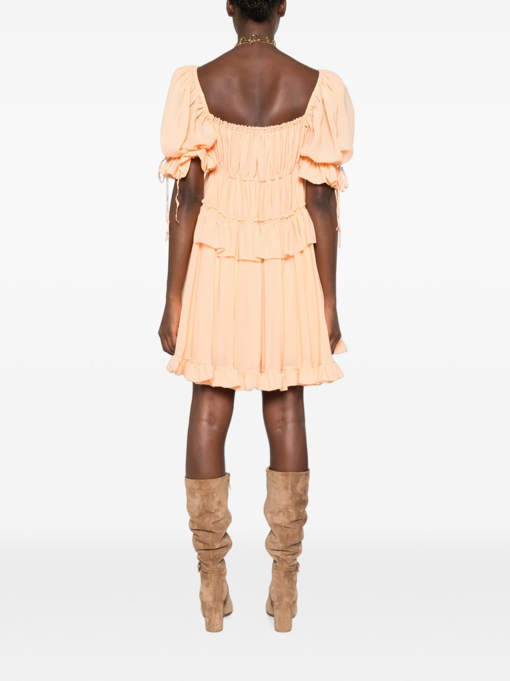 Chloé Women Silk Mini Dress CHLOE