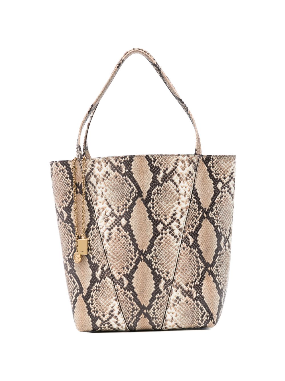 Chloé Women Chloé Spin Leather Tote Bag