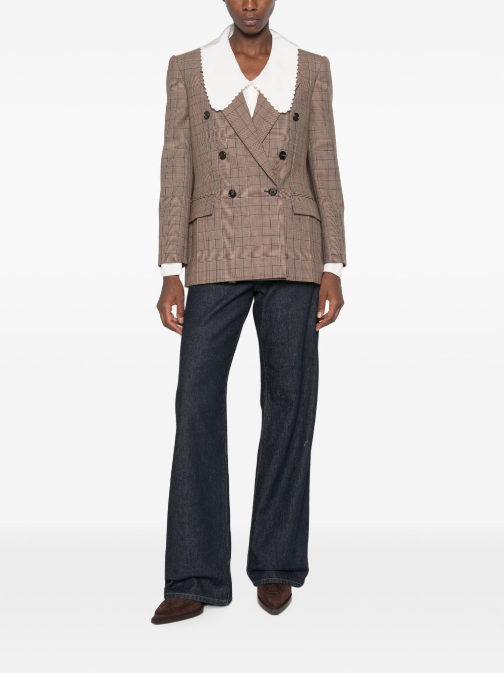 Chloé Women Wool Double-Breasted Jacket CHLOE