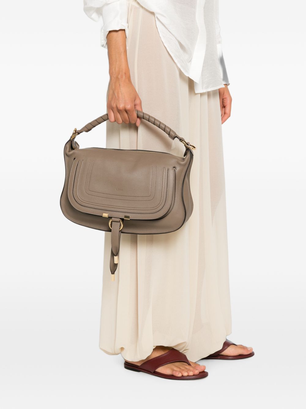 Chloé Women Marcie Small Leather Shoulder Bag CHLOE