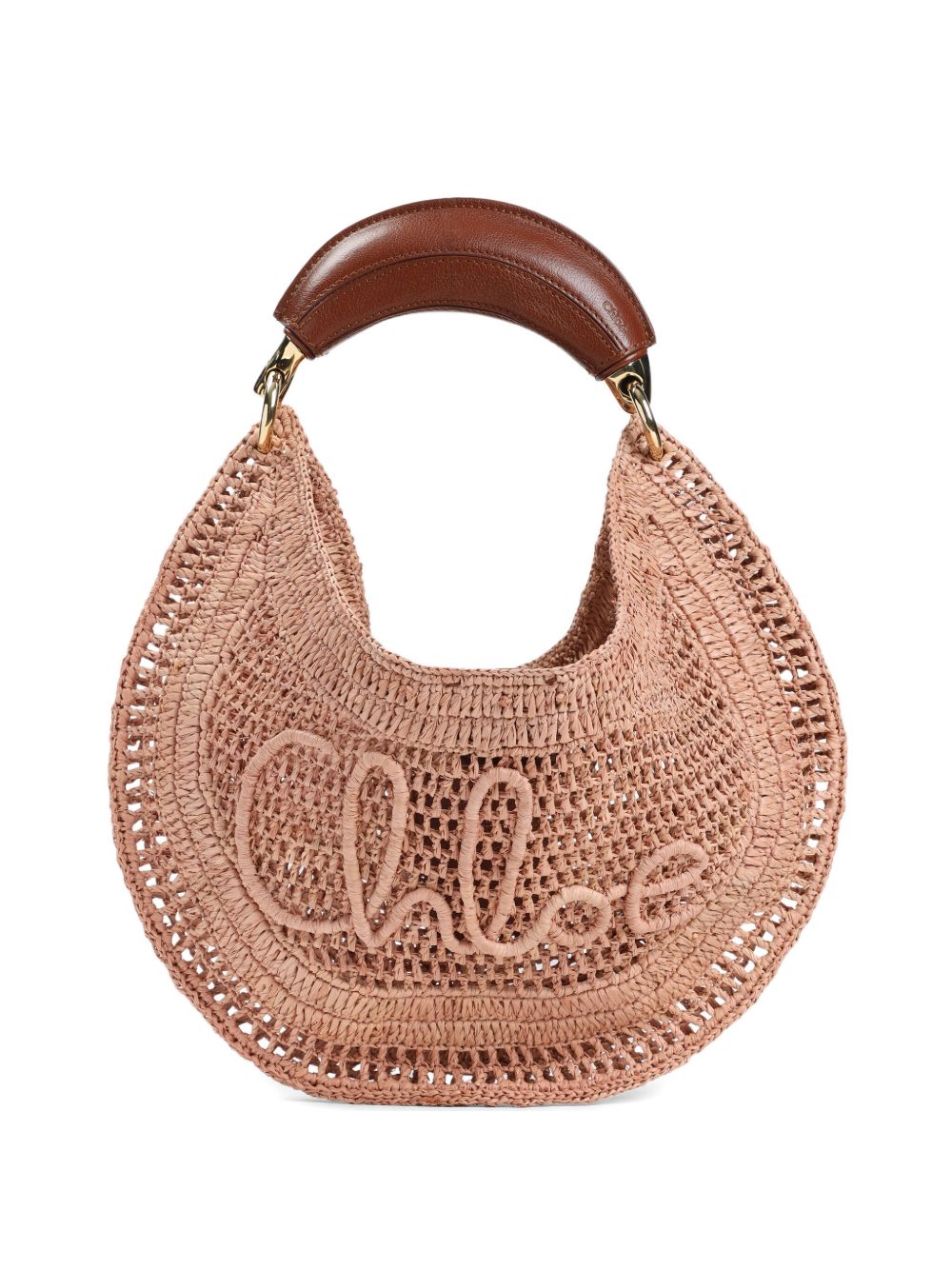 Chloé Women Summer Banana Rafia Hobo Bag CHLOE