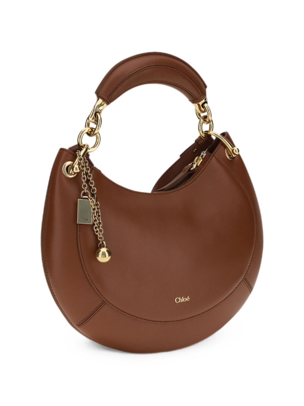 Chloé Women Banana Small Leather Hobo Bag