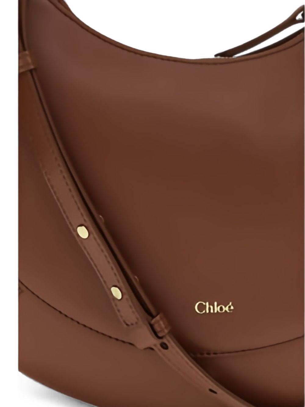 Chloé Women Banana Small Leather Hobo Bag