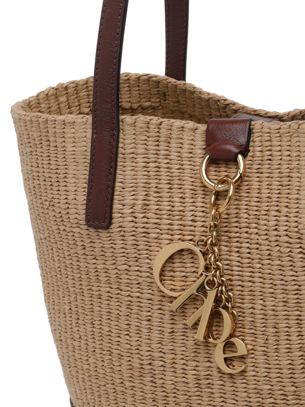Chloé Women Chloé Charms Rafia Basket Bag
