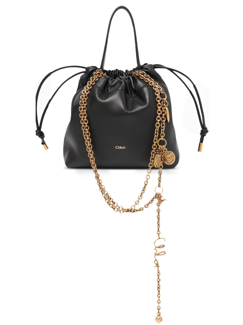 Chloé Women Chloé Icons Leather Mini Bucket Bag CHLOE
