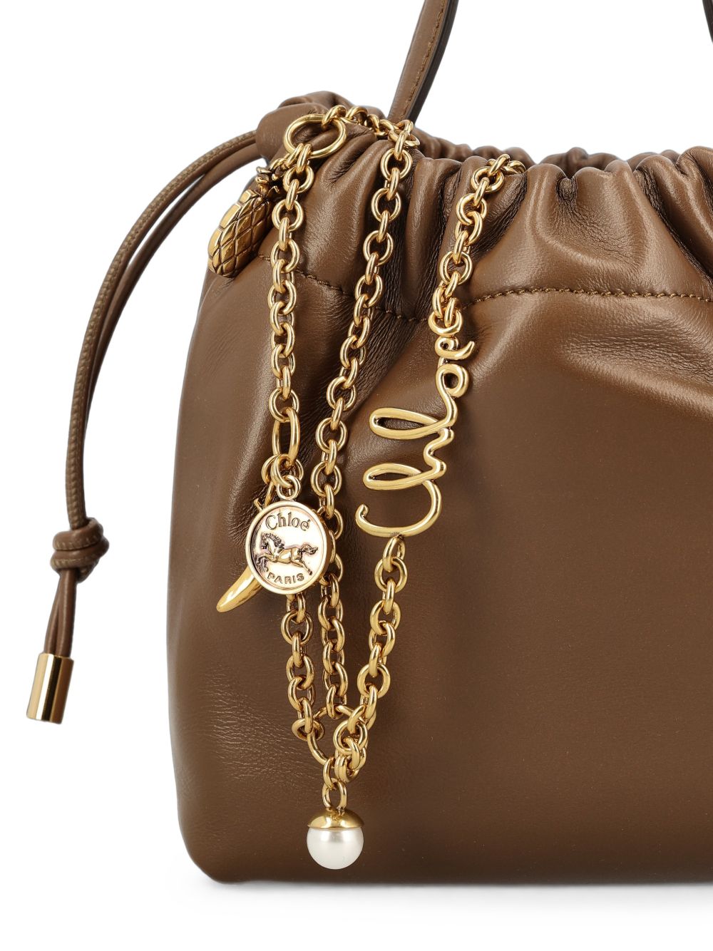 Chloé Women Chloé Icons Leather Mini Bucket Bag CHLOE
