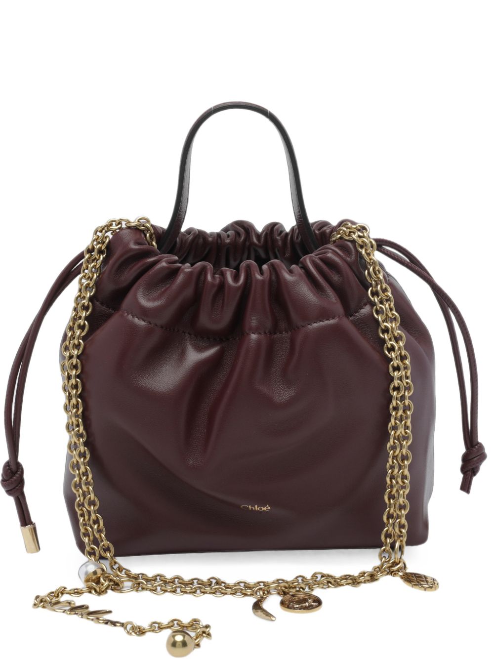 Chloé Women Chloé Icons Leather Mini Bucket Bag CHLOE
