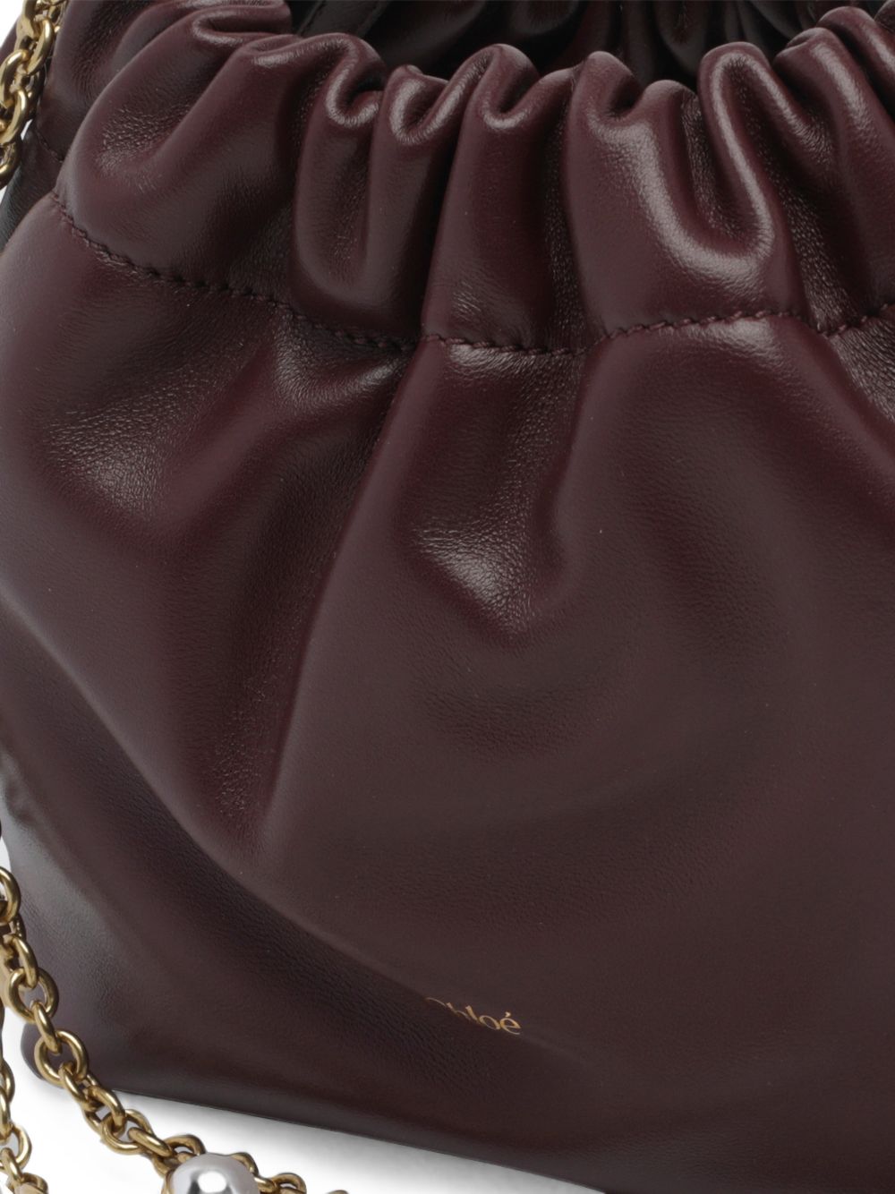 Chloé Women Chloé Icons Leather Mini Bucket Bag CHLOE