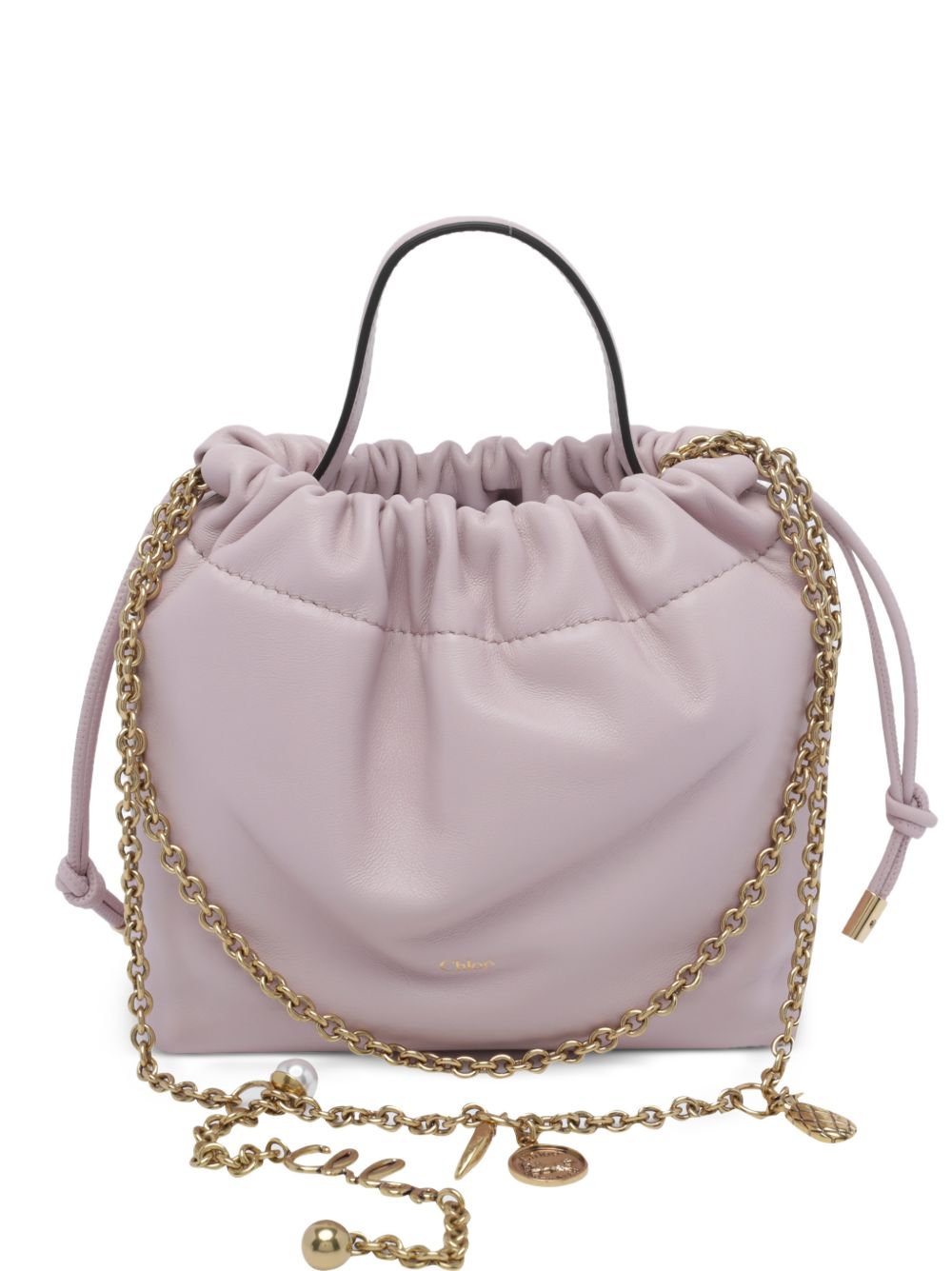 Chloé Women Chloé Icons Leather Mini Bucket Bag CHLOE