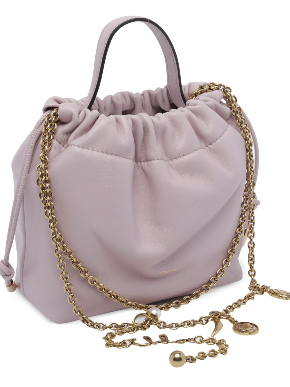 Chloé Women Chloé Icons Leather Mini Bucket Bag CHLOE
