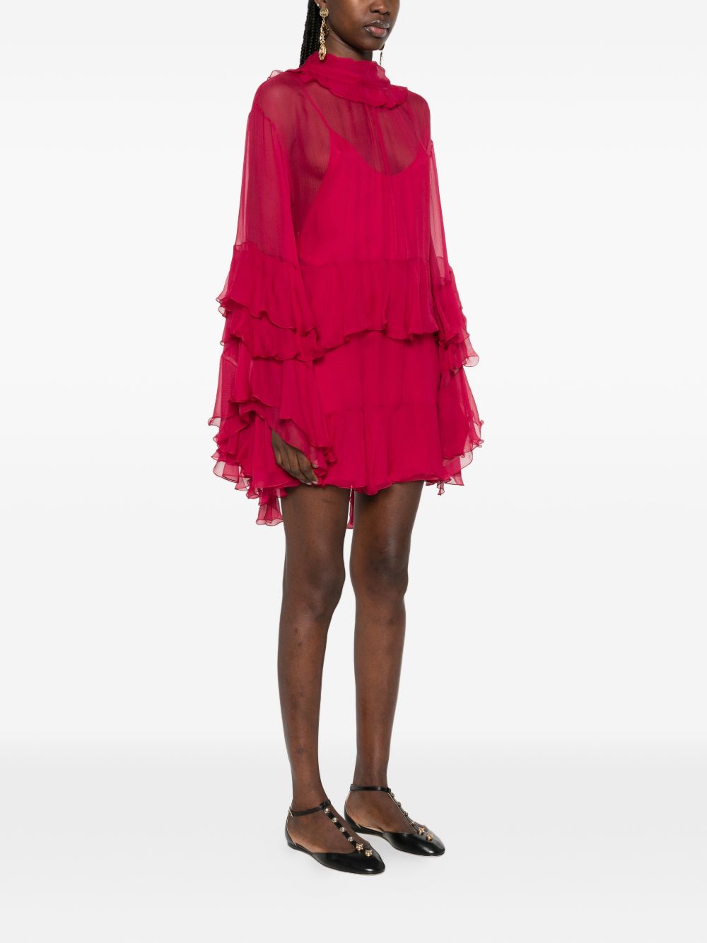 Chloé Women Silk Mini Dress CHLOE