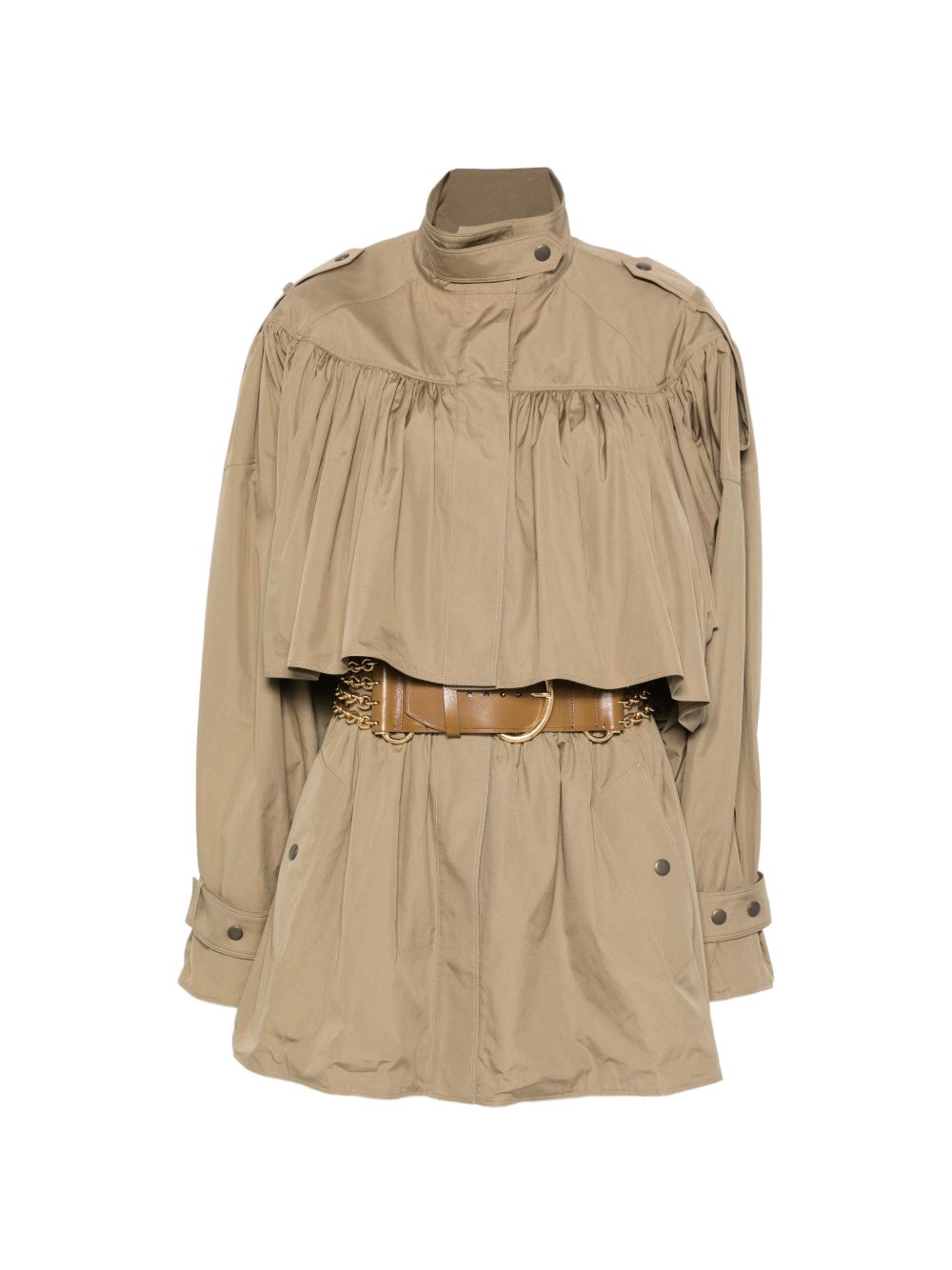 Chloé Women Cotton Trench Coat