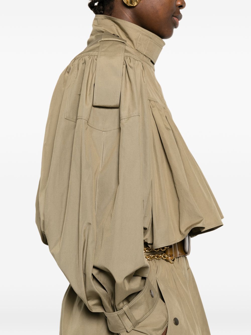 Chloé Women Cotton Trench Coat