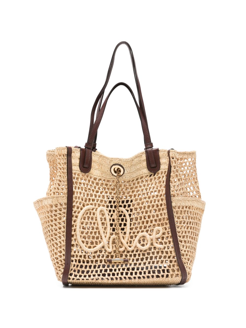 Chloé Women Chloé Iconic Rafia Tote Bag CHLOE
