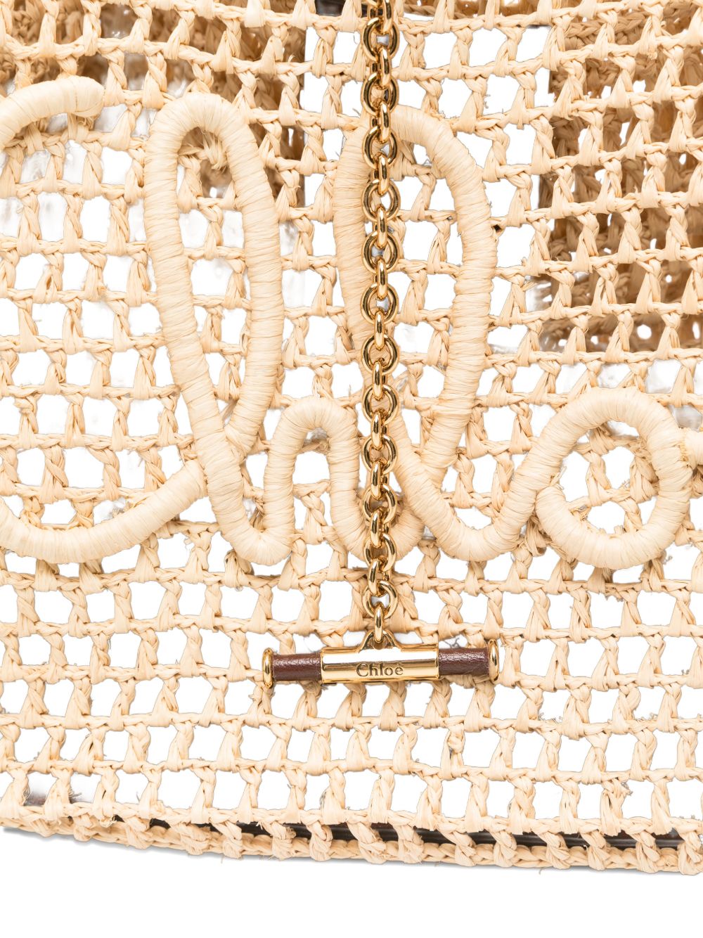 Chloé Women Chloé Iconic Rafia Tote Bag CHLOE
