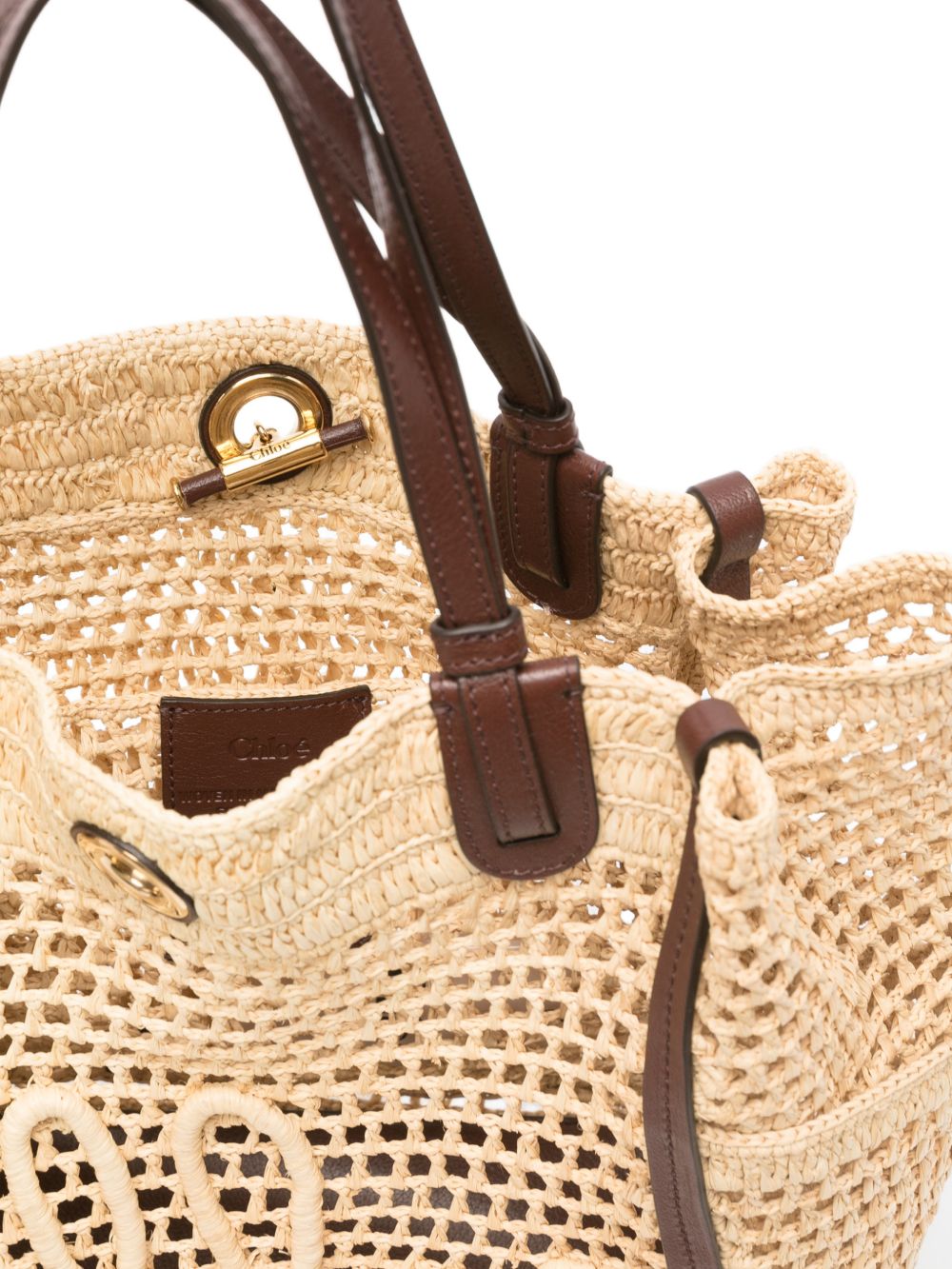 Chloé Women Chloé Iconic Rafia Tote Bag CHLOE
