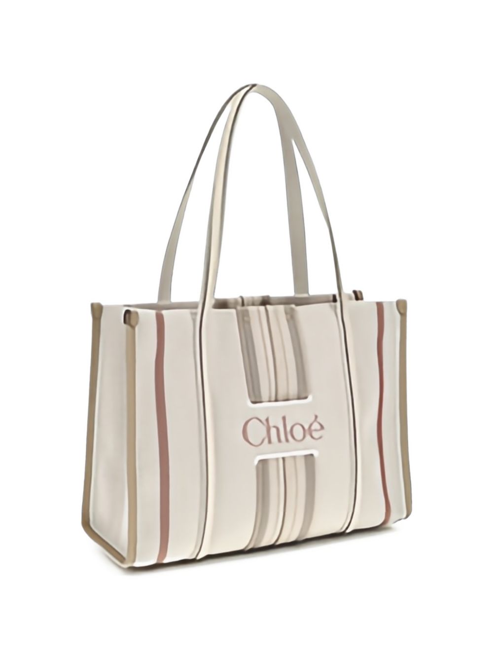 Chloé Women Woody Loop Canvas Tote.
