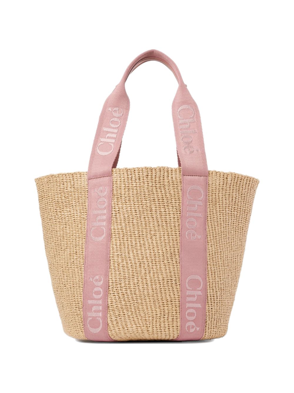 Chloé Women Woody Large Rafia Basket Bag CHLOE
