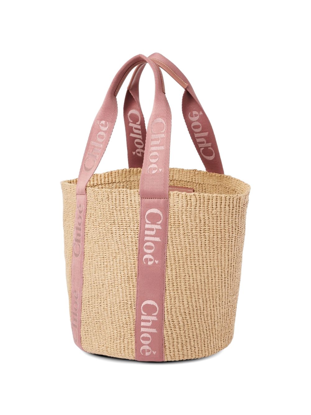 Chloé Women Woody Large Rafia Basket Bag CHLOE
