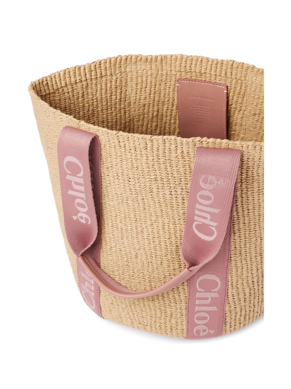 Chloé Women Woody Large Rafia Basket Bag CHLOE