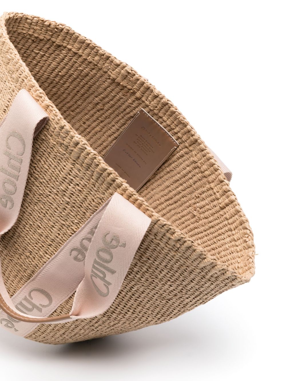 Chloé Women Woody Large Rafia Tote CHLOE