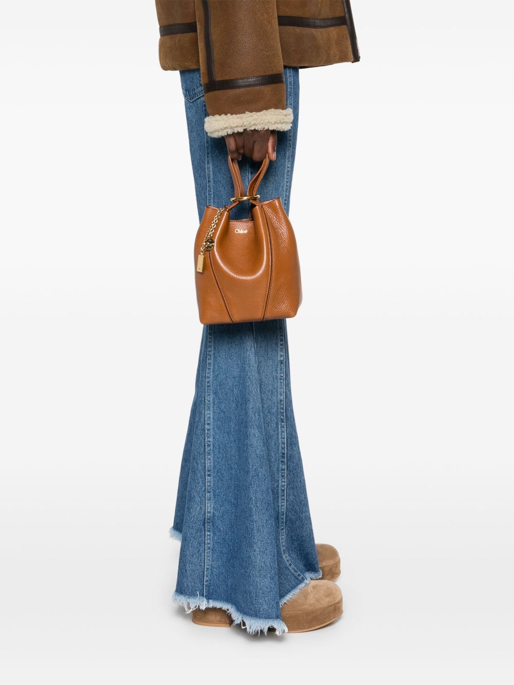 Chloé Women Chloé Spin Small Leather Tote CHLOE