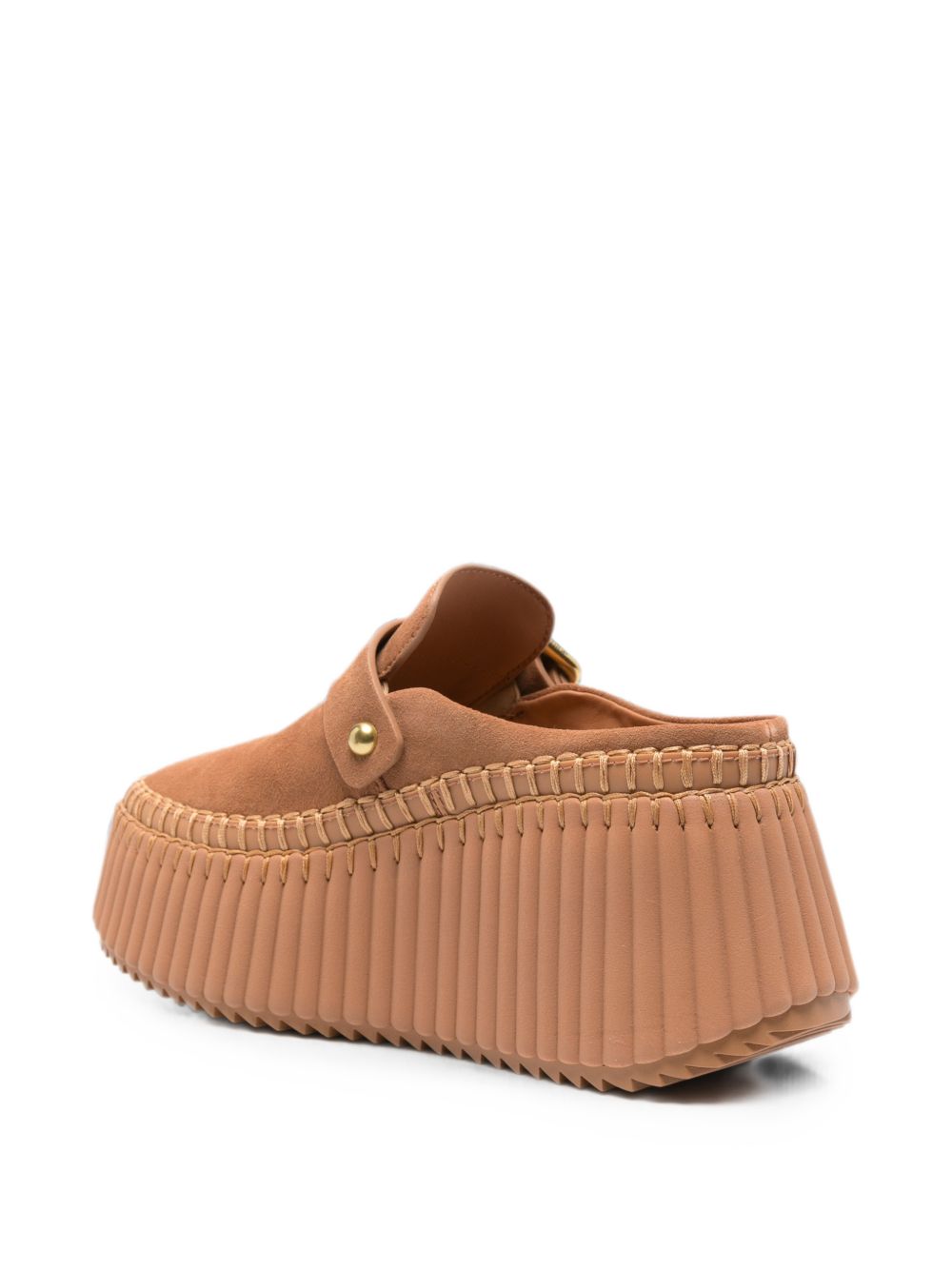 Chloe Women Nama Suede Leather Slippers CHLOE