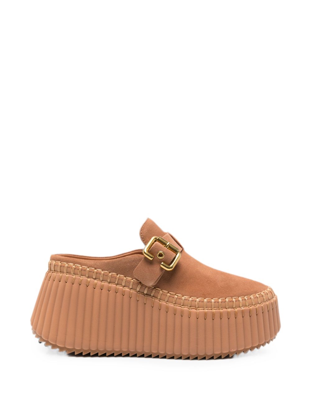 Chloe Women Nama Suede Leather Slippers CHLOE