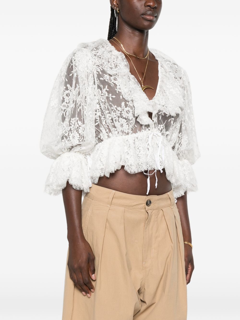 Chloé Women Embroidered Top CHLOE