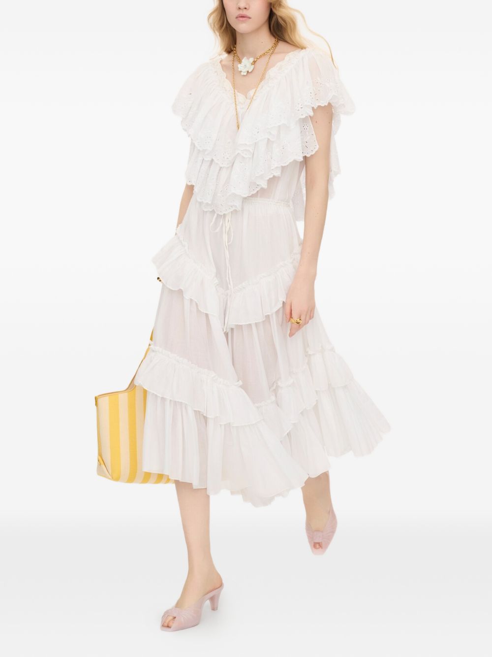 Chloé Women Cotton Maxi Skirt CHLOE