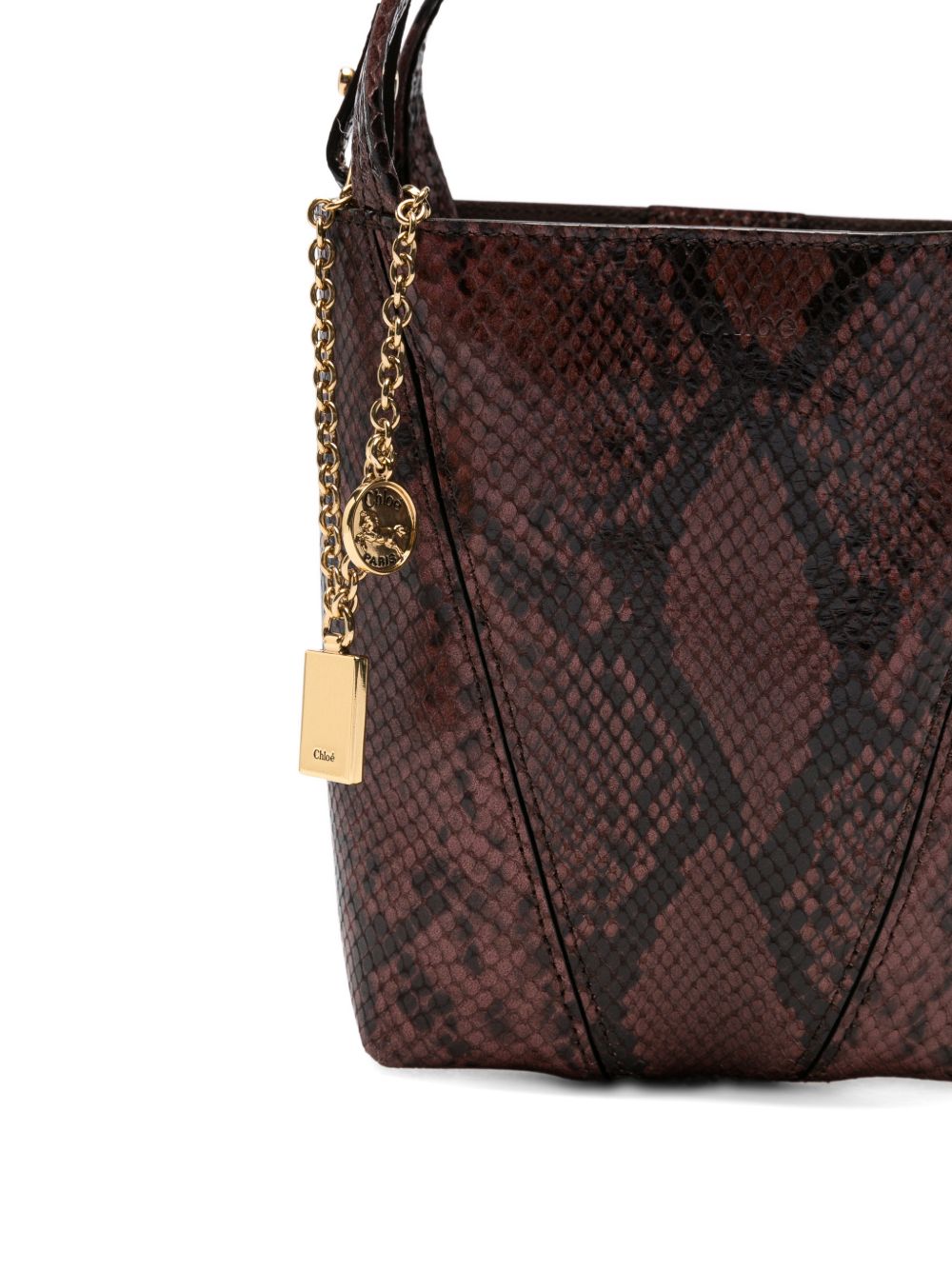 Chloé Women Chloé Spin Leather Tote Bag