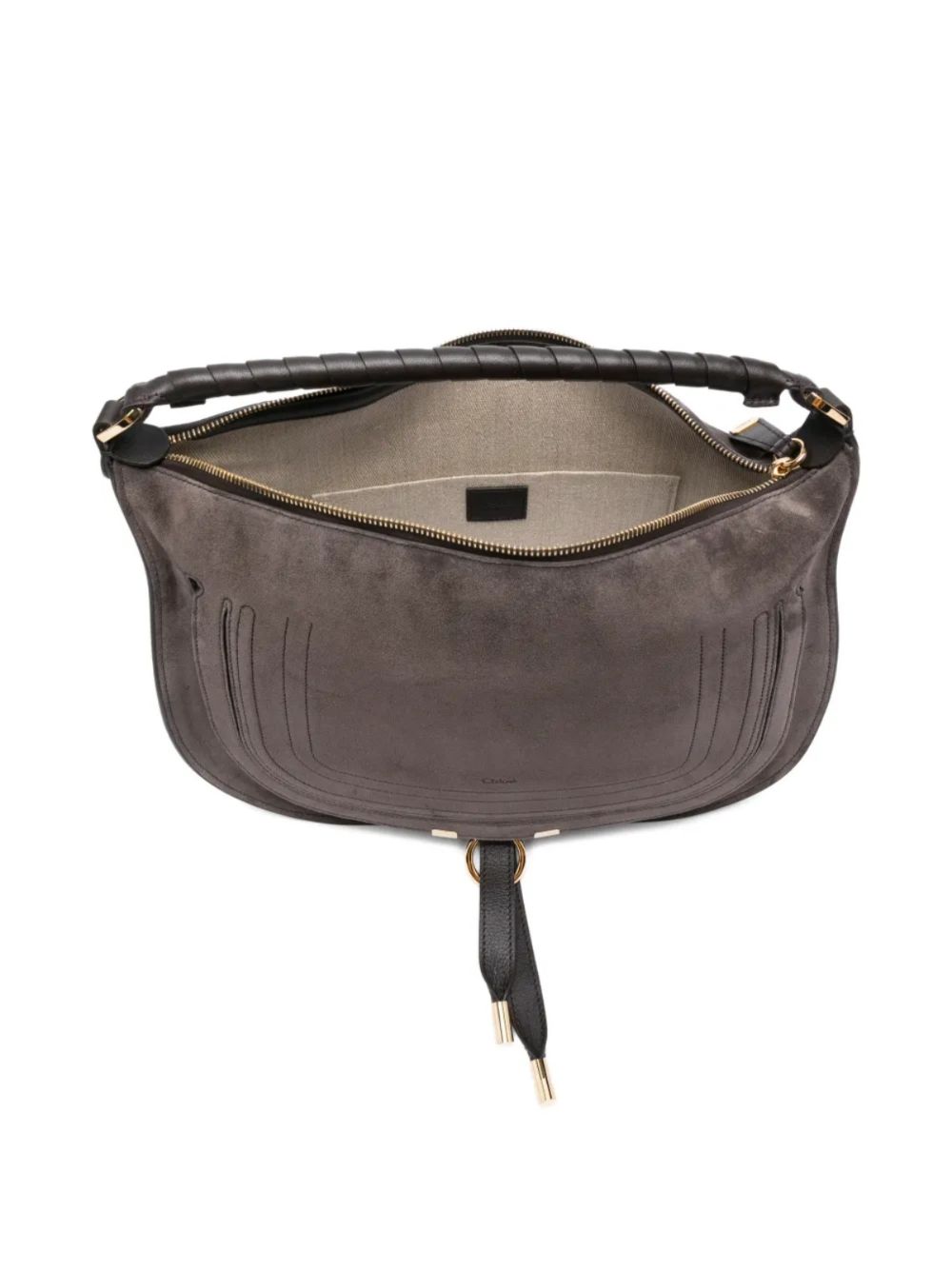 Chloé Women Marcie Suede Leather Hobo Bag CHLOE